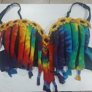 Tie Dye Rave bra
